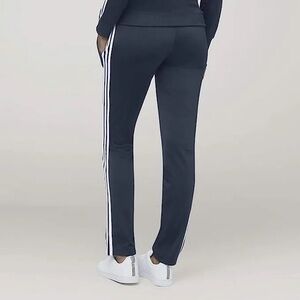 ADIDAS ESSENTIALS WARM-UP 3-STRIPES TRACK PANTS RECYCLED LEGENDARY INK BLUE Sz M